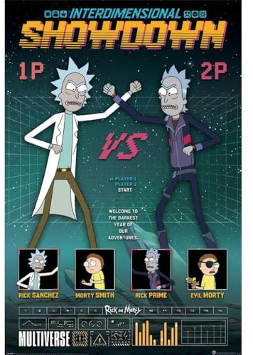 Pyramid Poster Rick and Morty Showdown 61x91,5cm