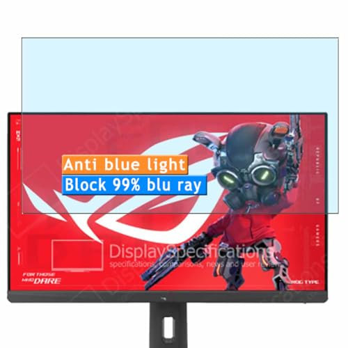 Vaxson 2-Pack Anti Luce Blu Pellicola Protettiva, compatibile con Asus ROG Strix XG27UCG 27 Monitor, Screen Protector Film [Non Vetro Temperato]