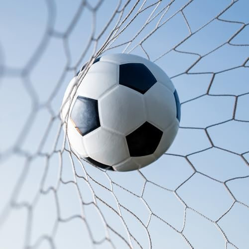 SPORWAY Tornetz: 1,2 x 1,8M Fußballtornetz Tornetze Fußballtor Trainingsnetz Fußball Tor Netz, Zielnetz Fußballtor, Tore Fußball Netz, Wetterfeste Sportspiel-Trainingsgeräte