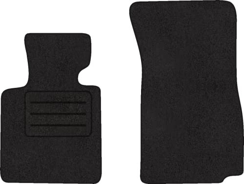Fußmatten Velours Autoteppich passend für BMW Z4 E85 vorne schwarz