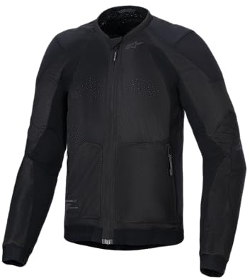 Alpinestars Troop-Air Jacke schwarz/schwarz XXL