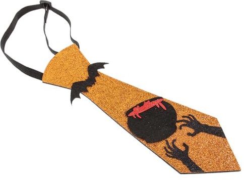 SAFIGLE Gruseliger Krawatten-halloween-schal, Dekorativer Schal, Halloween-cosplay-schal Zum Präsentieren