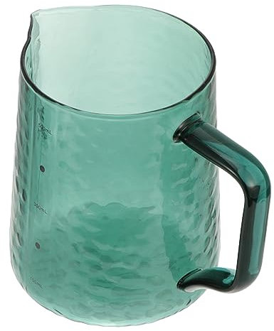 HAKIDZEL 1pieza Jarra De Café De Borosilicato De Jarra De Leche Graduada Contenedor Para Café y Leche Diseño Ergonómico