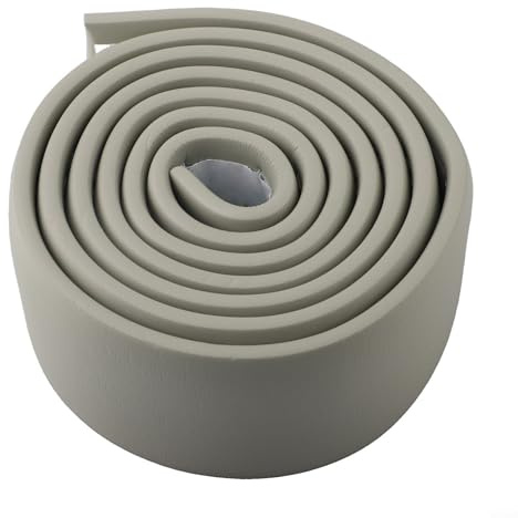 Battiscopa in marmo con materiale anticollisione ispessito adatto per uso decorativo e protettivo su pareti, tubi del gas e bordi dei mobili (grigio)