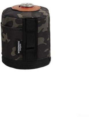 HaloModora Protective Canister Case for Flat Cylinder Tanks, Camping Storage Cover with Shock Absorption for Outdoor Cooking Supplies