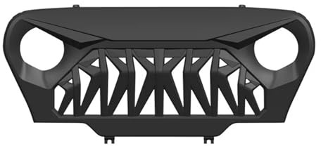 Radiatore Grill Per 1999-2006 Per Jeep Per Wrangler TJ Griglie Radiatore Sportive Shark-style Paraurti Anteriore Griglia Modificato Fuoristrada Griglia Anteriore