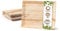BIOZOYG 100x bandeja desechable de hoja de palma 32,5 x 27 cm - bandeja de vajilla, plato compostable - vajilla para fiestas