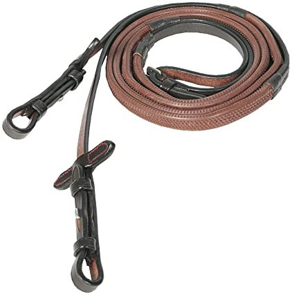 HORZE weiche Grip Gummizügel, Braun, F