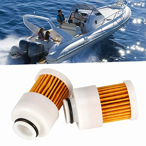 2 pezzi filtro olio 6D8?24563?00?00 adatto per F30/F40/F50/F60/F70/F F90/F115 Filtro del carburante motore combustibile 58?1297 Filtri in linea gas adatto per Set