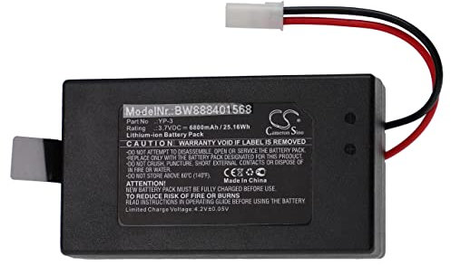 vhbw Akku Ersatz für Yuneec YP-3 für Modellbau (6800mAh, 3,7V, Li-Ion)