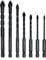 7 Pieces Masonry Drill Bits, Cross Bit Universal Drilling Tool 3mm 4mm 5mm 6mm 8mm 10mm 12mm for Glass, Ceramic Tile, Plastic, Wood, Concrete Wall