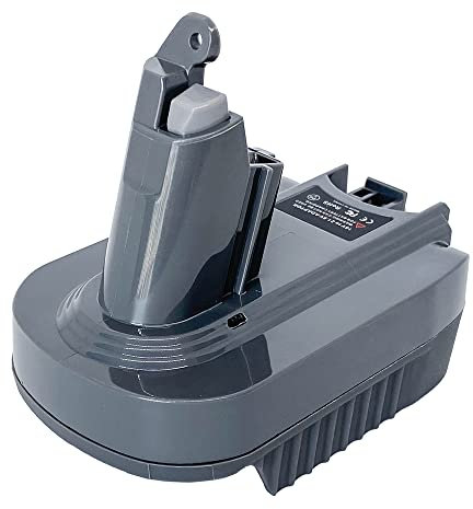 QINIZX Adapter Converter for Makita Battery to Dyson V6 Series Vacuum Tool, Convert Makita 18V LXT Lithium Battery to Dyson 21.6V V6 Animal Absolute Motorhead Slim Battery SV04 SV09 DC59 DC62