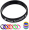 Zkgiftsdz Braccialetti personalizzati in silicone Bulk, braccialetto in gomma personalizzato con messaggio di testo, braccialetto semiperdo bambini ，bracciale bambini antismarrimento.