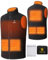 Toastiv Gilet Riscaldato in Pile Uomo, Gilet Riscaldato Elettrico con 3 Temperature, 6 Zone di Riscaldamento, Giacca Riscaldata USB, Gilet Riscaldato per Attività Outdoor (Senza Batteria)