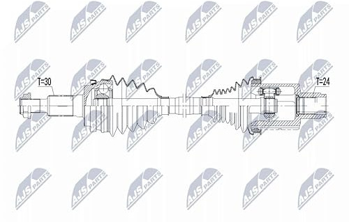 NTY Antriebswelle NPW-PS-007 Vorderachse links
