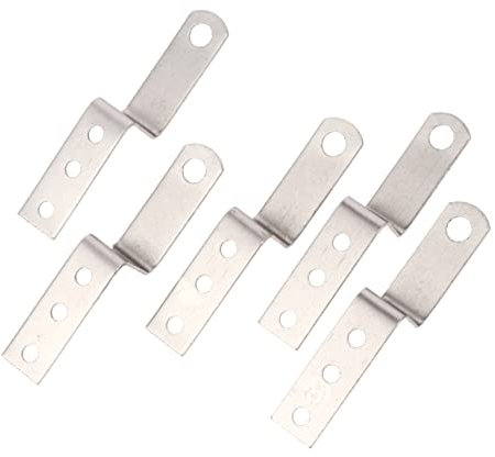 KITANDOVE 10St Eckcode gerahmte Bilder z-Klammer bilder regal bildregal tischdeckenklammern Staffelei Set zum Aufhängen von Bildern Z-förmiges Bildaufhänger-Kit An der Wand montiert Suite