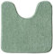 MIULEE Badematte WC Vorleger Badteppich Fußmatte Flur 1 Stück U Förmige Deko Matte Badteppiche Dekoration rutschfest Saugfähig für Wohnzimmer Badezimmer Toilett WC 45x45cm Grün