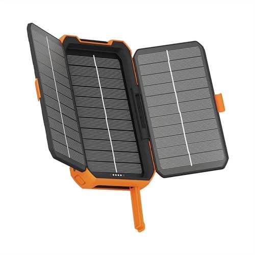 Xtorm Rugged Solar Powerbank 10.000 mAh - 20W - USB-C PD - USB-A Quick Charge - Outdoor Batterie Externe- IP65 - Oranje