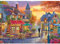 HUADADA Jigsaw Puzzles for Adults 1000 Piece Streets Scene 1000 Piece Jigsaw Puzzles for Adults Jigsaws Challenging Game