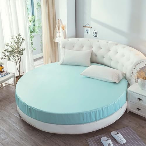MTHGH Spannbettlaken Rund Matratzenbezug Wasserdichtes Matratzen Topper Matratzenschoner Weich Und Atmungsaktiv Bettlaken Bed Sheets BettwäSche Mattress Protector(#1,200x200CM)