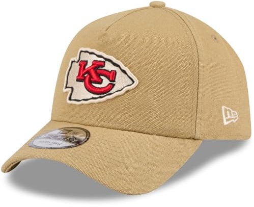 New Era A-Frame Trucker Leinen Cap Kansas City Chiefs beige