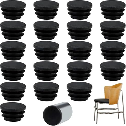Hugwish 10pcs Lamellenstopfen Rund 50mm 16-100mm für Außenrohrdurchmesser, rohrstopfen rund, stuhlbein stopfen, Kunststoff stopfen, rohrverschlussstopfen, kunststoffkappen für rohre (50mm 10pcs)