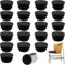 Hugwish 20pcs Lamellenstopfen Rund 50mm 16-100mm für Außenrohrdurchmesser, rohrstopfen rund, stuhlbein stopfen, Kunststoff stopfen, rohrverschlussstopfen, kunststoffkappen für rohre (50mm 10pcs)