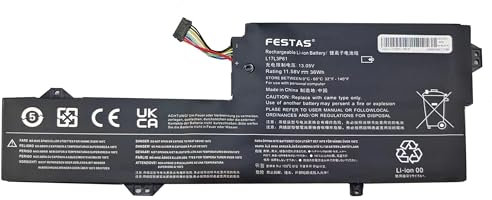 FESTAS l17m3p61 Laptop Ersatz Akku Für Lenovo ideapad 320s-13ikb 330-11IGM Für Lenovo Ideapad Yoga 720-12IKB 520-12 320-11 Für Xiaoxin 7000-13 Für Flex 6-11IGM Series L17L3P61 L17C3P61