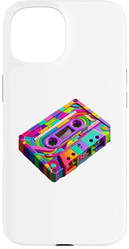 iPhone 15 Cassette Player Music Tape Recorder Case