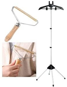 Steamer Stand,Garment Steamer Stand,Folding Telescopic Clothes Steamer Holder Stand,Hanger For Steaming Clothes,teamer Hanger Stand,Garment Steamer Clothes Rack (Steamer Stand)