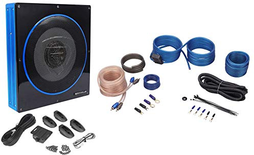 Dresmannst Rockville RW10CA 10 800W Underseat Subwoofer with Cable Set
