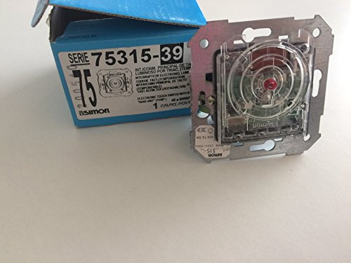 SIMON 75315-39 Int/Conm. Principal de tacto con luminos por Triac (temp).