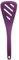 Silicona Espátula con ranura triangular, morado, 30 cm