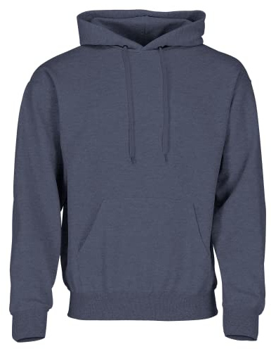 Fruit of the Loom Classic Hooded Sweat Unisex Kapuzenpullover NEU, Größe:M, Farbe:Vintage Navy meliert