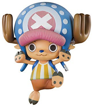 Bandai Figuarts Zero One Piece Tony Tony Chopper Cotton Candy Lover 20th Anniversary Edition, Multicolor