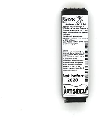 BATSÉCUR - Pile Alarme BAT28 Compatible BATLi28 BATLi38 3.6V 2Ah Daitem - 3.6V 2.7Ah Li-SOCl2