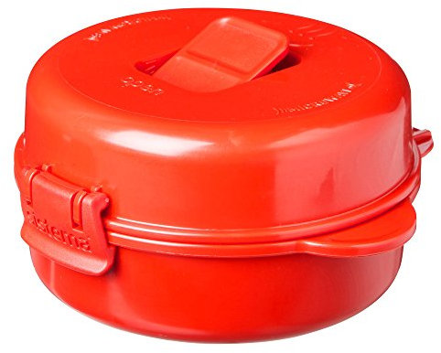 Sistema Plat à micro-ondes en polypropylène Easy Eggs Rouge