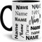 Tassendruck - Tasse mit eigenem Namen - Schwarz, Keramik, 300ml, Zuhause, Heißgetränke