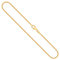 EDELIND Goldkette Damen 750 Echtgold - Panzerkette 1.4 mm Gelbgold 55 cm mit stilvoller Geschenkbox