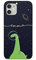 Tirita Personalised Initials Custom Hard Phone Case Cover Compatible with iPhone 12 & 12 Pro Kawaii Dinosaur Bubble Space Dino