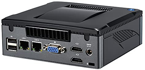 Sharevdi Mini PC, Intel Core I3 5005U Processor, with 8GB DDR3L 128GB SATA SSD Mini Desktop Computer, Triple Screen/Dual Band WIFI/Type-C. Support Wake on LAN/PXE/Auto Power On