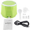 Mini olla arrocera 24 V 140 W 1,6 L olla arrocera para coche, olla arrocera eléctrica portátil multifuncional, vaporizador de alimentos para camión (verde)