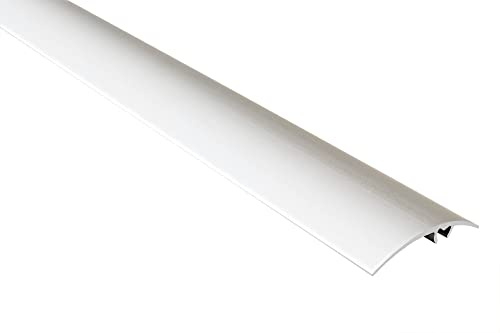Cayrus A65 50mm Anodised Aluminium Door Threshold Strip - Silver, 0.93m