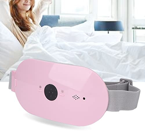 Period Belt Heat and Massage, Electric CordlessMenstrual Heating Pad Rechargeable Heated Massage Waist Belt, for Menstrual Stomachache Back or Belly Pain Relief Women and Girl
