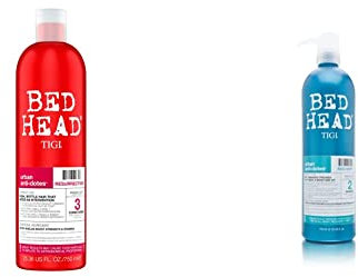 Bed Head by Tigi Urban Antidotes Resurrection Conditioner für geschädigtes Haar 750 ml & Urban Antidotes Recovery Shampoo für trockenes Haar, 750 ml