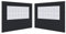 ABCCANOPY 2 Pack of 3M Gazebo Marquee Replacement Exchangeable Side Panel Wall Panels Walls,Black