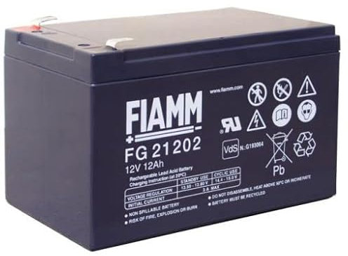 Fiamm FG21202 12V 12Ah Blei Akku/Blei Akku/AGM Blei Vlies VDs