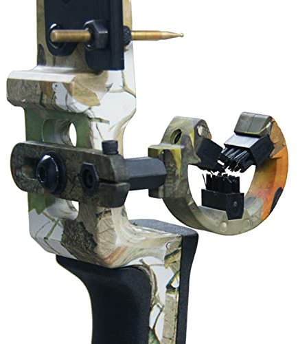Doact Whisker Biscuit Pfeilauflage Compoundbogen Zum Einschrauben für Hoyt Magic Zubehör Pfeile Bögen Composite Recurve General TP812 Bürstentisch (Carbonstoff-Tarnung) (Tarnung)