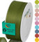 Halbach Seidenbänder Geschenkband | Breite 40mm Länge 25m | Schleifenband made in Germany | Geschenkbänder in Vielzahl von Farben und Breiten, perfekt zum Verpacken und Dekorieren, Farbe: moosgrün