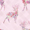 SOPHIE LAURENCE Floral Pink Stag Calla Wallpaper - Geometric Pattern Beige Non-Woven Tartan - Paste The Wall Wallpaper (Sample)